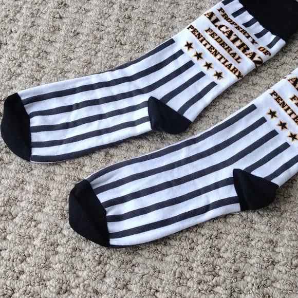 Property of Alcatraz Federal Penitentiary socks - Picture 4 of 7